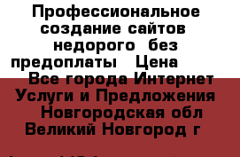 Профессиональное создание сайтов, недорого, без предоплаты › Цена ­ 5 000 - Все города Интернет » Услуги и Предложения   . Новгородская обл.,Великий Новгород г.